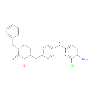 2,3-Piperazinedione,1-[[4-[(5-amino-6-chloro-2-pyridinyl)amino]phenyl]methyl]-4-(phenylmethyl)-