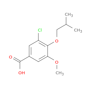 3-Chloro-5-methoxy-4-(2-methylpropoxy)benzoic acid