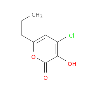2H-Pyran-2-one, 4-chloro-3-hydroxy-6-propyl-