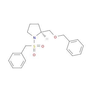 Pyrrolidine, 2-[(phenylmethoxy)methyl]-1-[(phenylmethyl)sulfonyl]-, (S)-