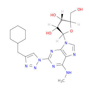 Adenosine, 2-[4-(cyclohexylmethyl)-1H-1,2,3-triazol-1-yl]-N-methyl-