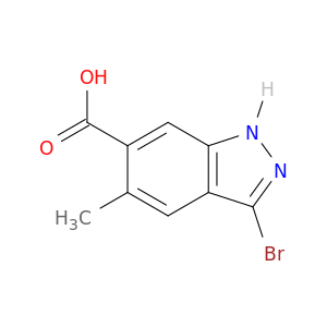 3-溴-5-甲基-1H-吲唑-6-羧酸