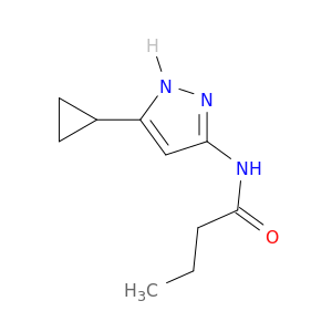 Butanamide, N-(5-cyclopropyl-1H-pyrazol-3-yl)-