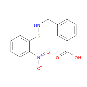 Benzoic acid, 3-[[[(2-nitrophenyl)thio]amino]methyl]-