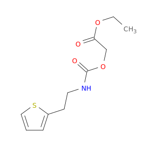 Acetic acid, [[[[2-(2-thienyl)ethyl]amino]carbonyl]oxy]-, ethyl ester