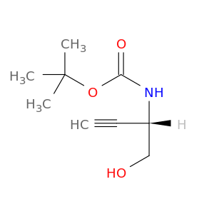 叔-丁基N-[(1S)-1-(羟基甲基)丙-2-炔基]氨基甲酸酯