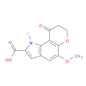 Pyrano[2,3-g]indole-2-carboxylicacid, 1,7,8,9-tetrahydro-5-methoxy-9-oxo-