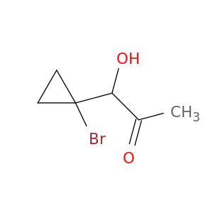 2-Propanone, 1-(1-bromocyclopropyl)-1-hydroxy-