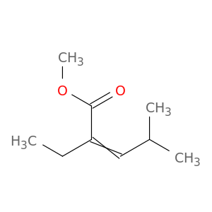 2-Pentenoic acid, 2-ethyl-4-methyl-, methyl ester
