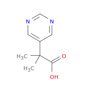 2-methyl-2-(pyrimidin-5-yl)propanoic acid