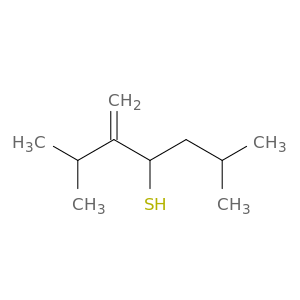 4-Heptanethiol, 2,6-dimethyl-3-methylene-