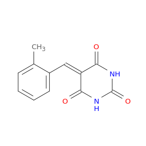 2,4,6(1H,3H,5H)-Pyrimidinetrione, 5-[(2-methylphenyl)methylene]-