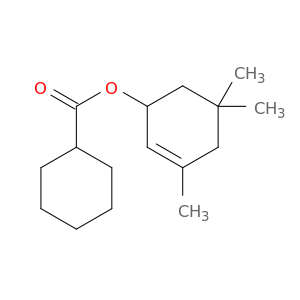 Cyclohexanecarboxylic acid, 3,5,5-trimethyl-2-cyclohexen-1-yl ester