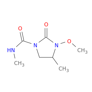 1-Imidazolidinecarboxamide, 3-methoxy-N,4-dimethyl-2-oxo-