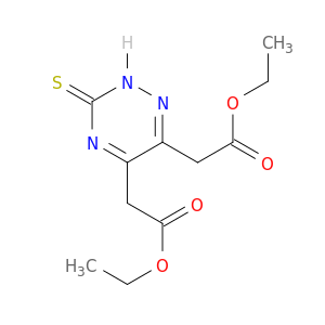 1,2,4-Triazine-5,6-diacetic acid, 2,3-dihydro-3-thioxo-, diethyl ester