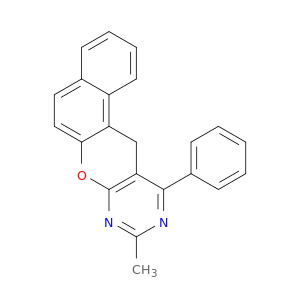 9-methyl-11-phenyl-12h-benzo[5,6]chromeno[2,3-d]pyrimidine