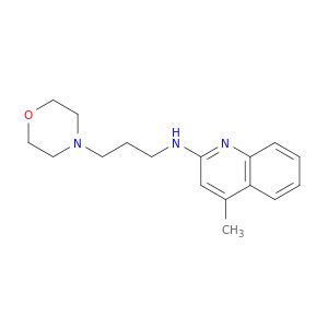 2-Quinolinamine, 4-methyl-N-[3-(4-morpholinyl)propyl]-