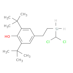 Phenol, 4-[2-(dichloromethylsilyl)ethyl]-2,6-bis(1,1-dimethylethyl)-