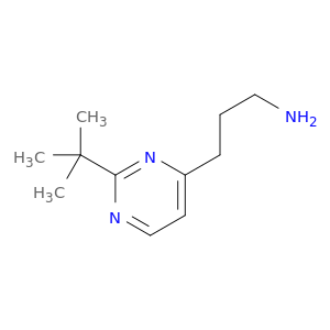 3-(2-tert-butylpyrimidin-4-yl)propan-1-amine