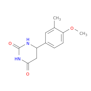 2,4(1H,3H)-Pyrimidinedione, dihydro-6-(4-methoxy-3-methylphenyl)-