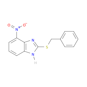 1H-Benzimidazole, 4-nitro-2-[(phenylmethyl)thio]-