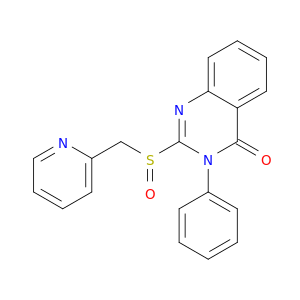 4(3H)-Quinazolinone,3-phenyl-2-[(2-pyridinylmethyl)sulfinyl]-