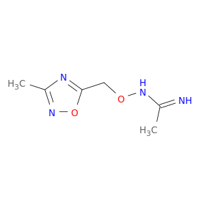 Ethanimidamide, N-[(3-methyl-1,2,4-oxadiazol-5-yl)methoxy]-