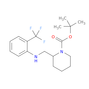 1-Piperidinecarboxylicacid, 2-[[[2-(trifluoromethyl)phenyl]amino]methyl]-, 1,1-dimethylethyl ester