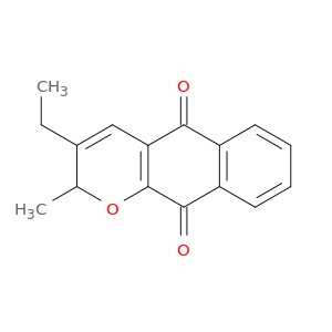 2H-Naphtho[2,3-b]pyran-5,10-dione, 3-ethyl-2-methyl-