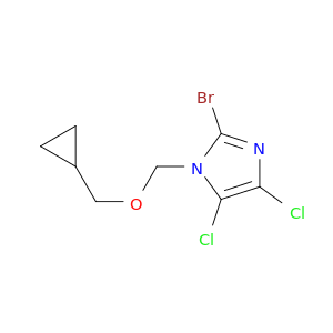 1H-Imidazole, 2-bromo-4,5-dichloro-1-[(cyclopropylmethoxy)methyl]-