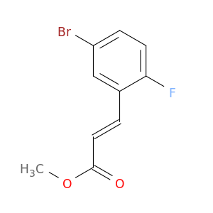 (2E)-3-(5-Bromo-2-fluorophenyl)-2-propenoic acid, methyl ester