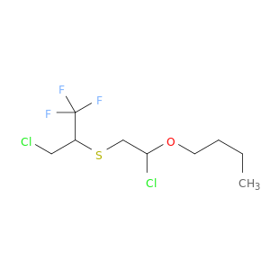 Butane, 1-[1-chloro-2-[[1-(chloromethyl)-2,2,2-trifluoroethyl]thio]ethoxy]-