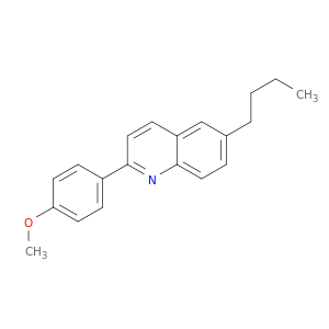 Quinoline, 6-butyl-2-(4-methoxyphenyl)-