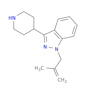 1H-Indazole, 1-(2-methyl-2-propenyl)-3-(4-piperidinyl)-