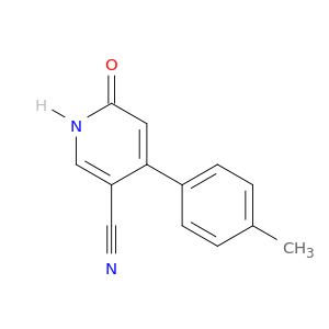 3-Pyridinecarbonitrile, 1,6-dihydro-4-(4-methylphenyl)-6-oxo-
