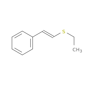 Benzene, [(1E)-2-(ethylthio)ethenyl]-