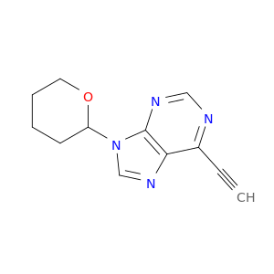 9H-Purine, 6-ethynyl-9-(tetrahydro-2H-pyran-2-yl)-
