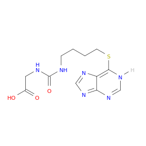 Glycine, N-[[[4-(1H-purin-6-ylthio)butyl]amino]carbonyl]-