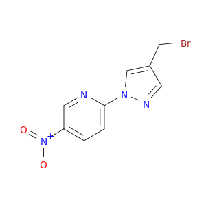 Pyridine, 2-[4-(bromomethyl)-1H-pyrazol-1-yl]-5-nitro-