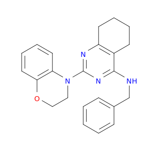 2-(2H-苯并[b][1,4]恶嗪-4(3H)-基)-N-苄基-5,6,7,8-四氢喹唑啉-4-胺