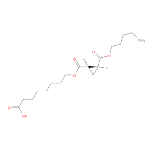 1,2-Cyclopropanedicarboxylic acid, 7-carboxyheptyl pentyl ester, trans-
