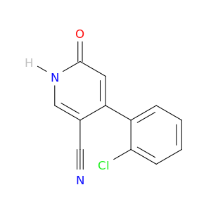 3-Pyridinecarbonitrile, 4-(2-chlorophenyl)-1,6-dihydro-6-oxo-