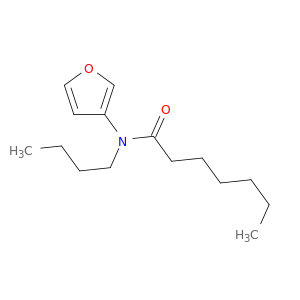 Heptanamide, N-butyl-N-3-furanyl-