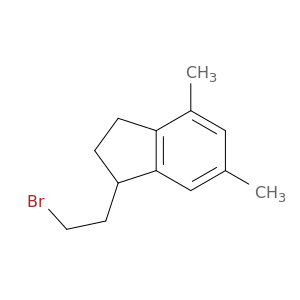 1H-Indene, 1-(2-bromoethyl)-2,3-dihydro-4,6-dimethyl-