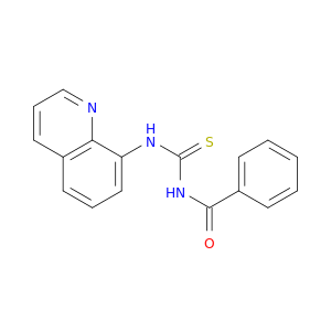 Benzamide, N-[(8-quinolinylamino)thioxomethyl]-