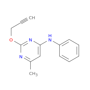 4-Pyrimidinamine, 6-methyl-N-phenyl-2-(2-propynyloxy)-