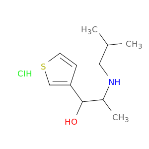 3-Thiophenemethanol, a-[1-[(2-methylpropyl)amino]ethyl]-,hydrochloride (1:1)