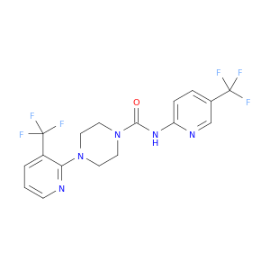 4-(3-(三氟甲基)吡啶-2-基)-N-(5-三氟甲基)吡啶-2-基)哌嗪-1-甲酰胺
