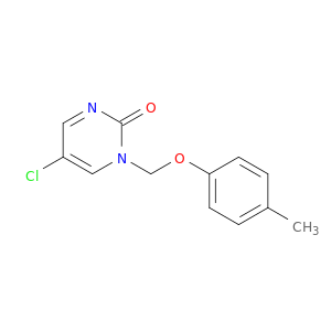2(1H)-Pyrimidinone, 5-chloro-1-[(4-methylphenoxy)methyl]-