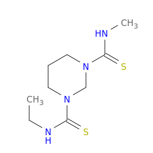 1,3(2H,4H)-Pyrimidinedicarbothioamide, N-ethyldihydro-N'-methyl-